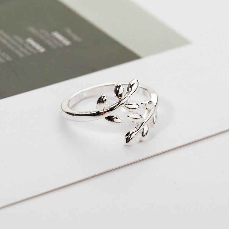 Bague Feuille Femme