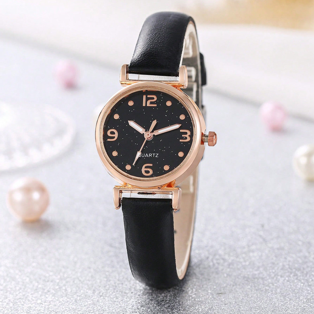 Women's Heart Bracelet & Quartz Watch Set