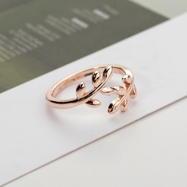 Bague Feuille Femme