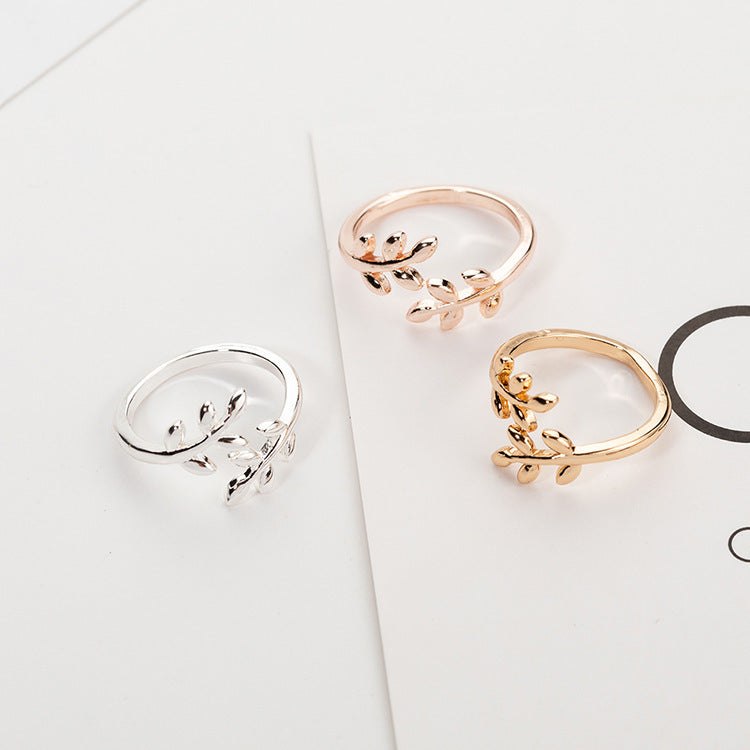 Bague Feuille Femme