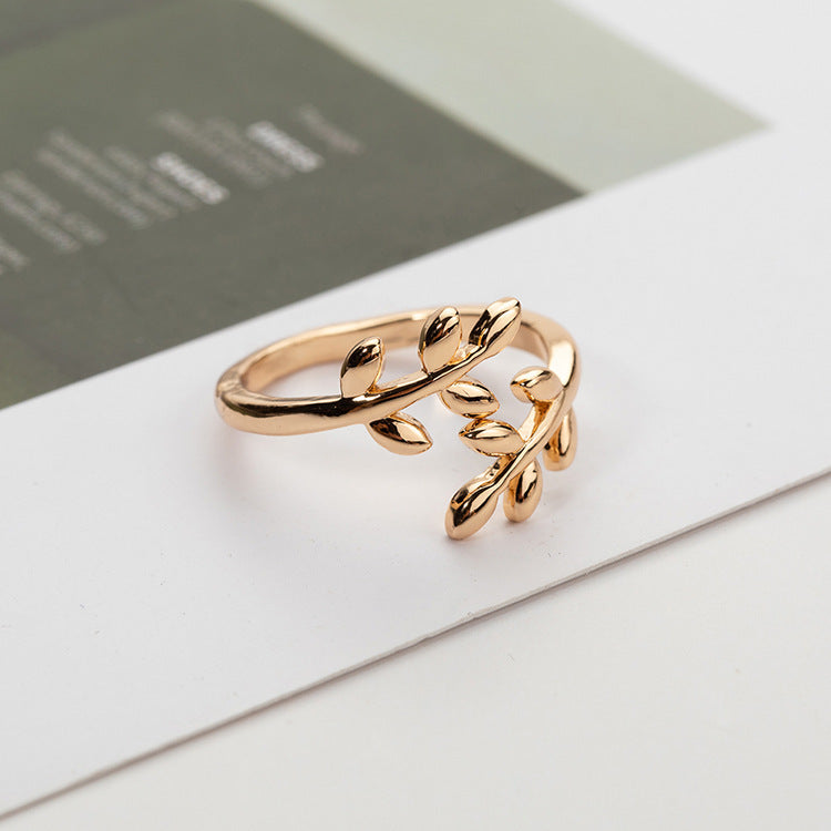 Bague Feuille Femme