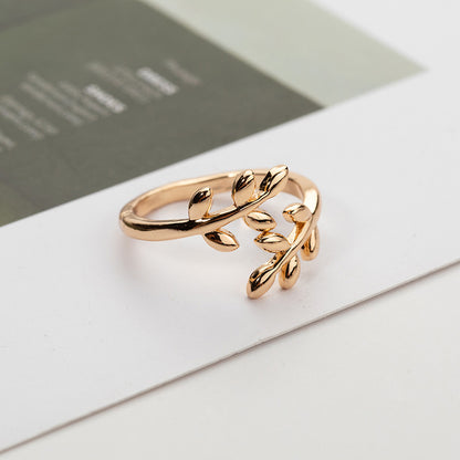 Bague Feuille Femme