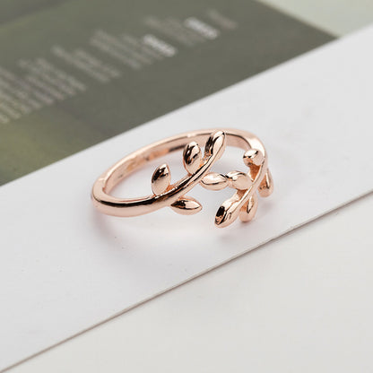 Bague Feuille Femme